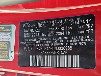 2022 Hyundai Elantra SEL