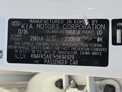 2017 Kia Forte5 LX