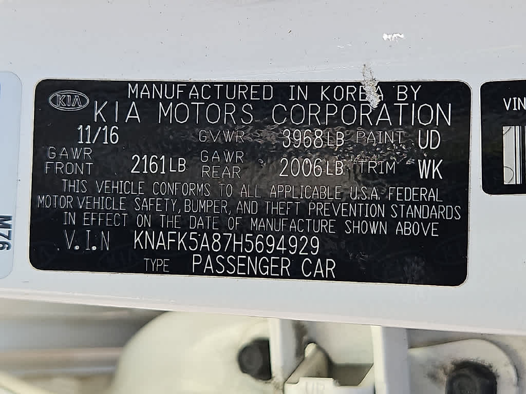 2017 Kia Forte5 LX