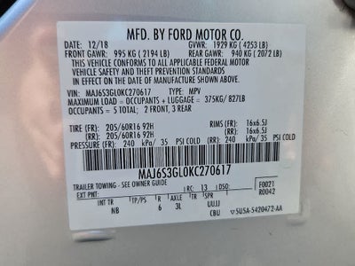 2019 Ford EcoSport SE