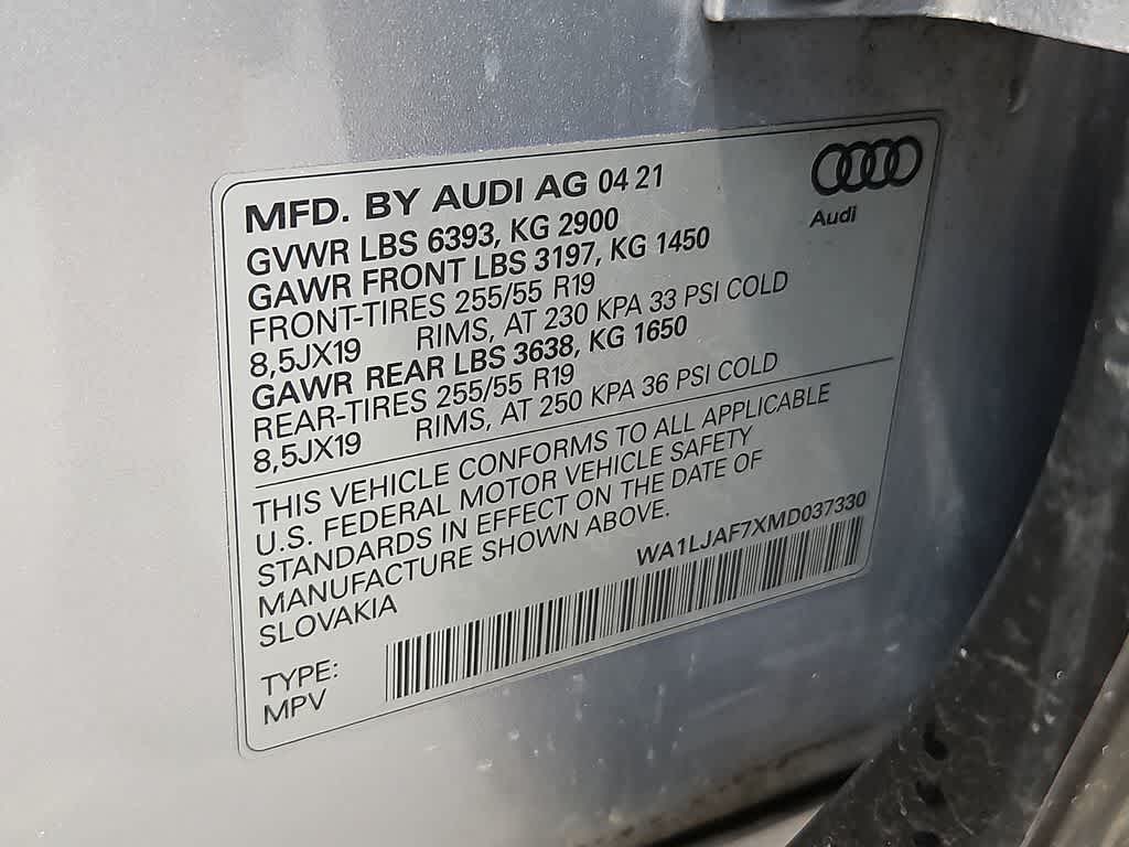 2021 Audi Q7 Premium Plus
