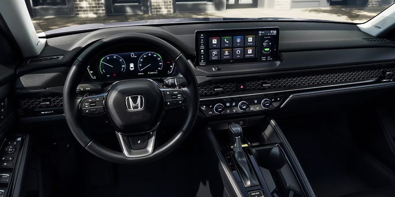 2025 Honda Accord interior with digital display and controls.