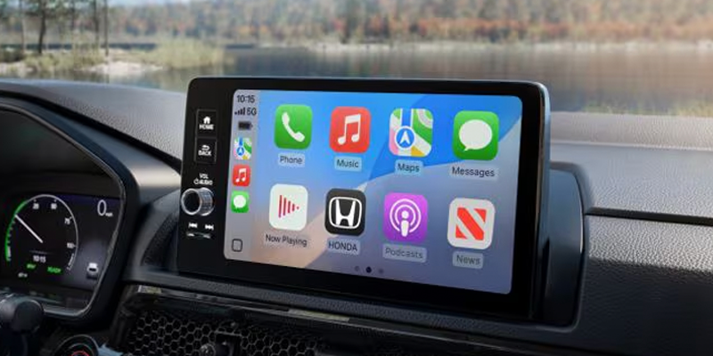 2026 Honda CR-V displaying Apple CarPlay on its infotainment screen.