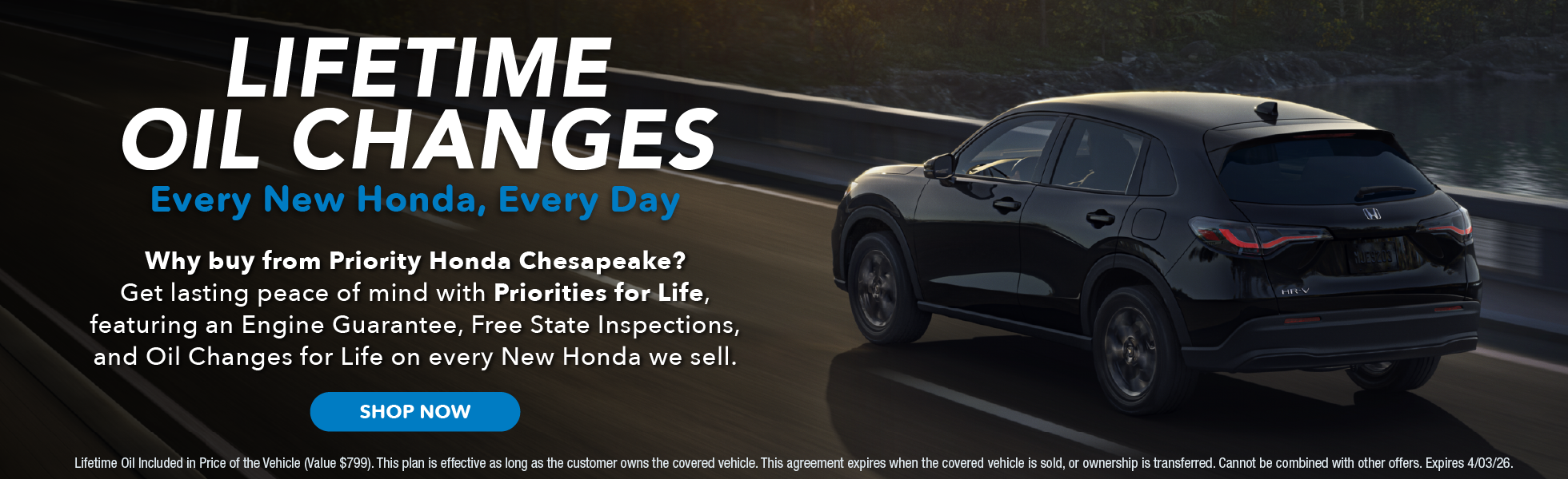 Lifetime Oil Changes