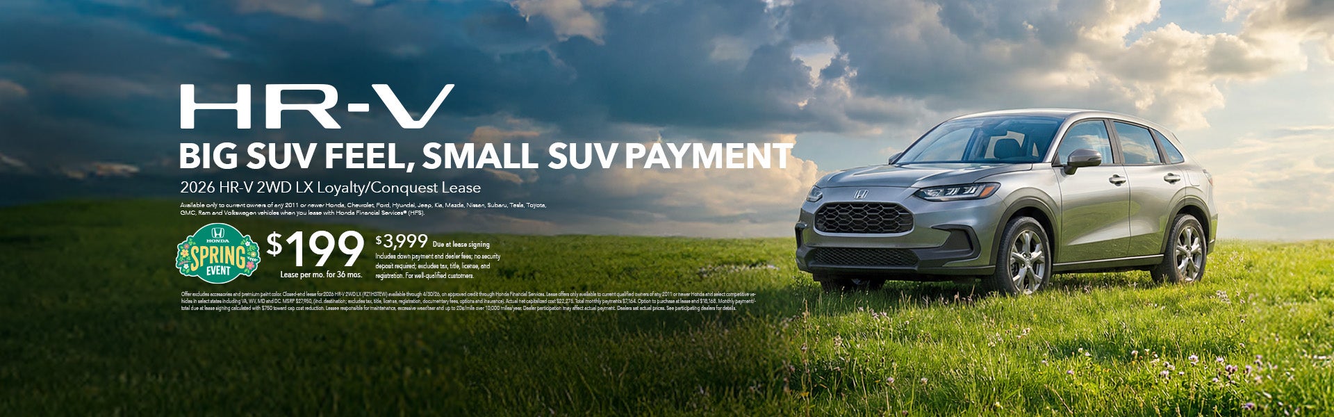 Honda HR-V Spring Event